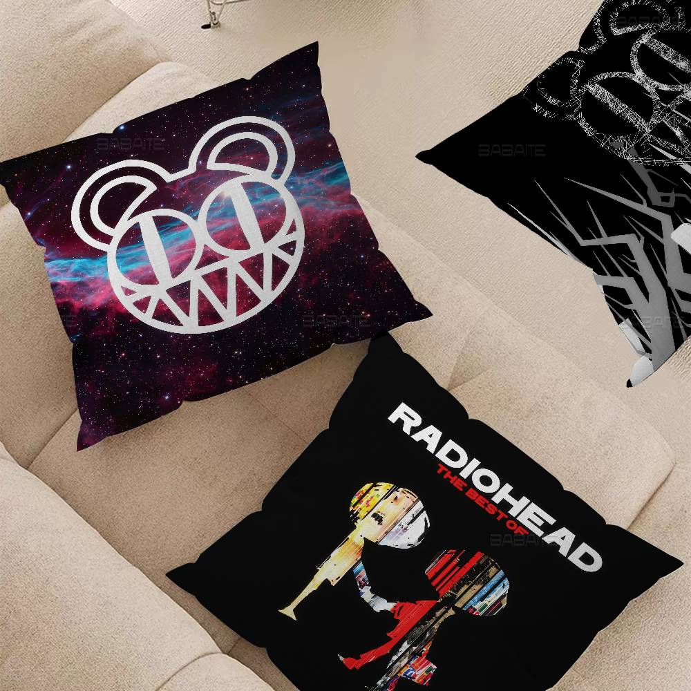 Band R-radioheadS Pillow Gift Home Office Decoration Bedroom Sofa Car Cushion Cover Case 45x45