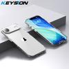 KEYSION Shockproof Armor Clear Case for iPhone 17 Air Transparent Soft TPU Silicone+PC Phone Back Cover for iPhone 17 Air 2025