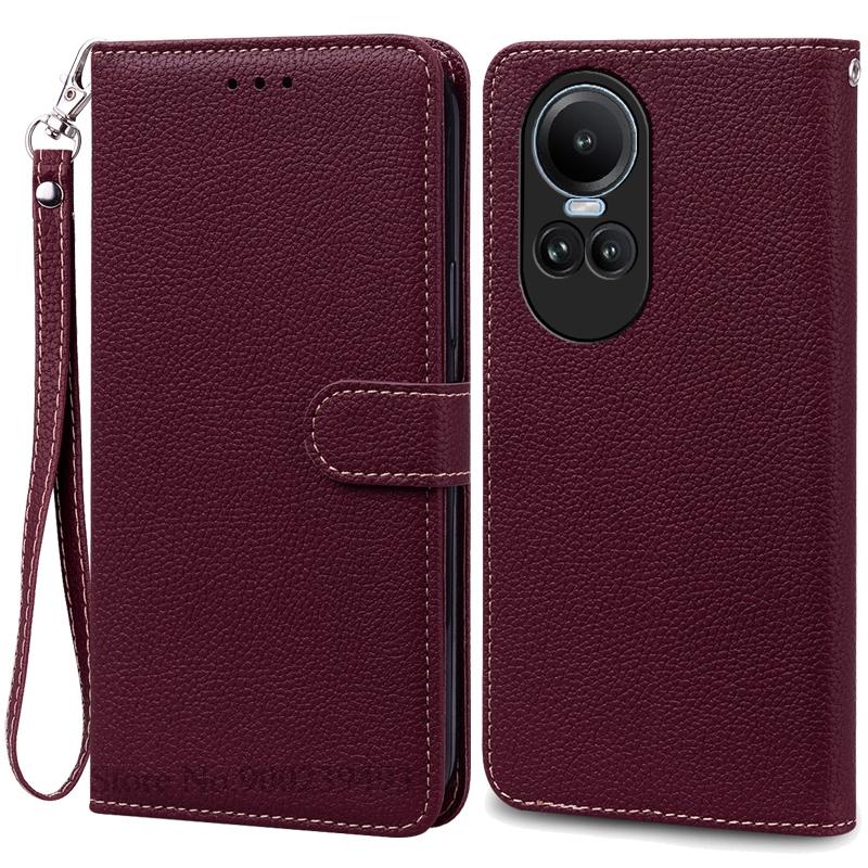 For OPPO Reno 10 5G Case Wallet Leather Flip Case For OPPO Reno 10 Pro 5G Case Phone Covers For Oppo Reno 10 Pro Plus Covers