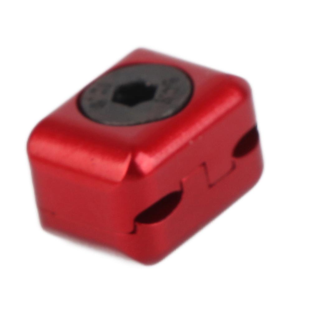 Arrow Rest Cable Clamp Buckle Metal Fastener Clip Archery Bowstring Adjustment Knob for Compound