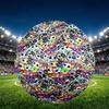 Dandy's World Print Size 5 Soccer Ball, PU Wear Resistant Football for Match Training and Daily Practice, Birthday Gift for Soccer Fans