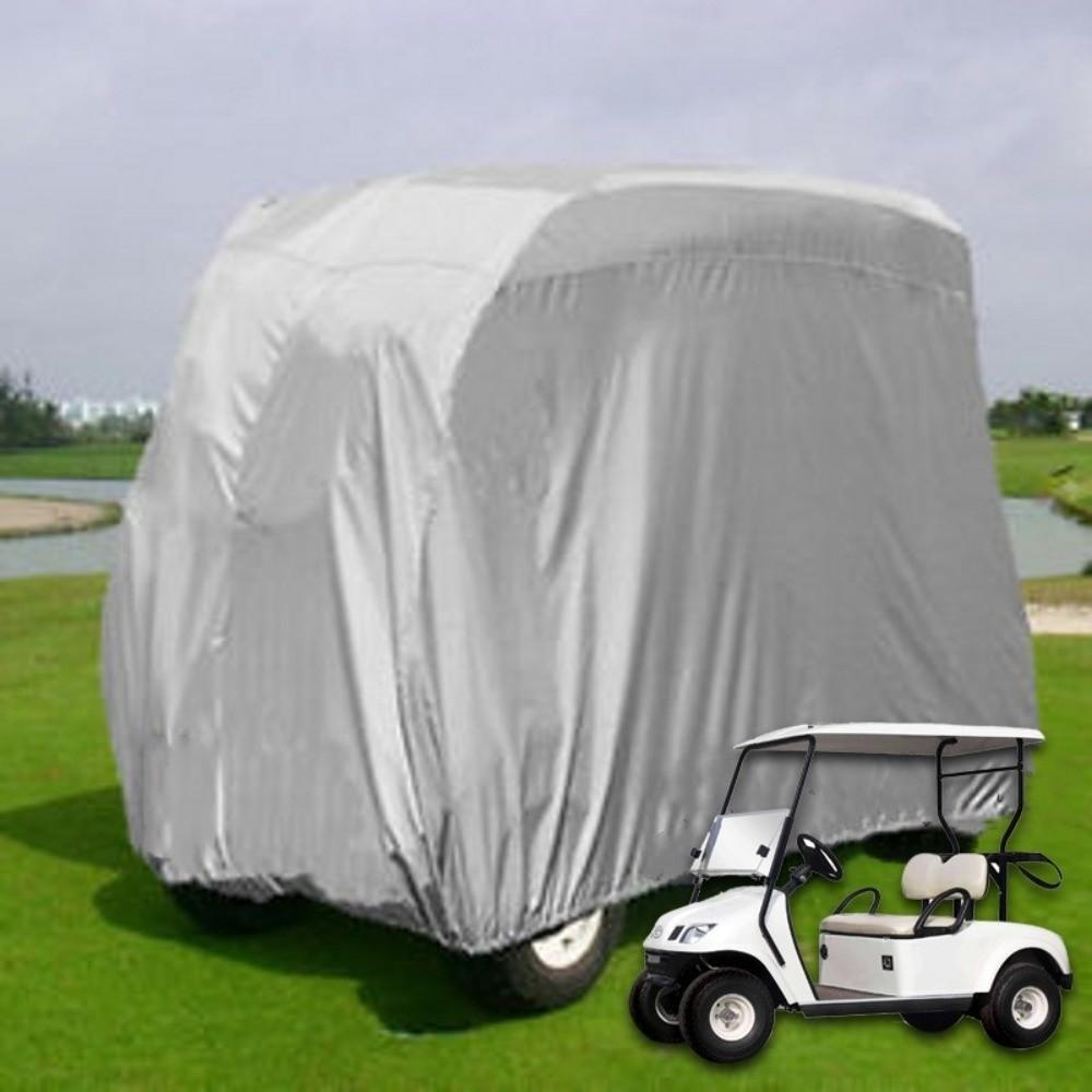 UV Resistant Golf Cart Cover Dust Proof Outdoor Vehicle Cover Sightseeing Car Cover  All-Season Use