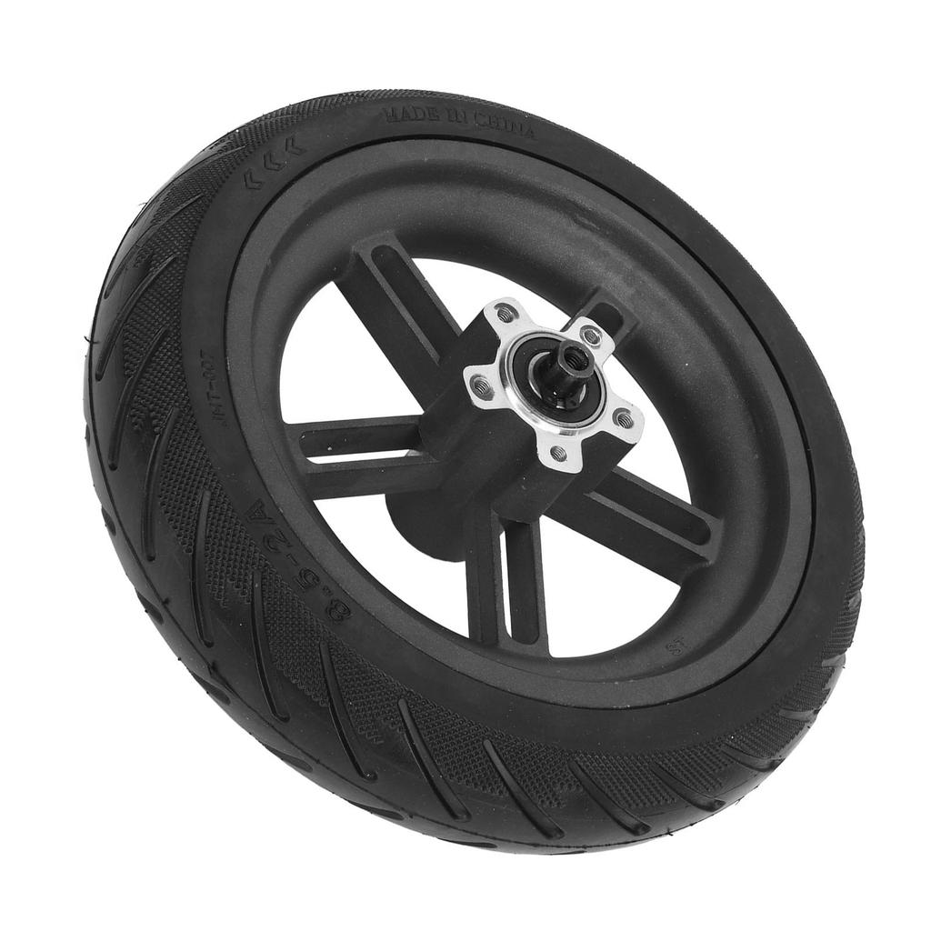 Electric Scooter Wheel Tire 8.5‑2A Inflation Free Rubber Tire Aluminum Hub Accessory for Xiaomi M365
