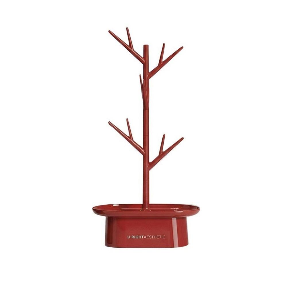 Decorative Jewelry Organizer Space Saving Jewelry Display Stand Tree Shape Jewelry Rack Tabletop
