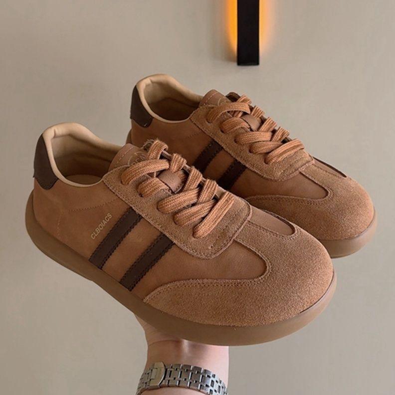 Podzimní nové retro všestranné nikové dámské ležérní sportovní boty na platformě