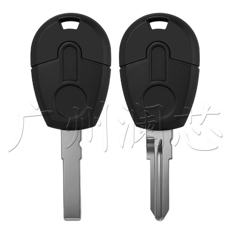 Straight-Type GT15R SIP22 Ignition Key Shell for Fiat (Buttonless, No Seat)