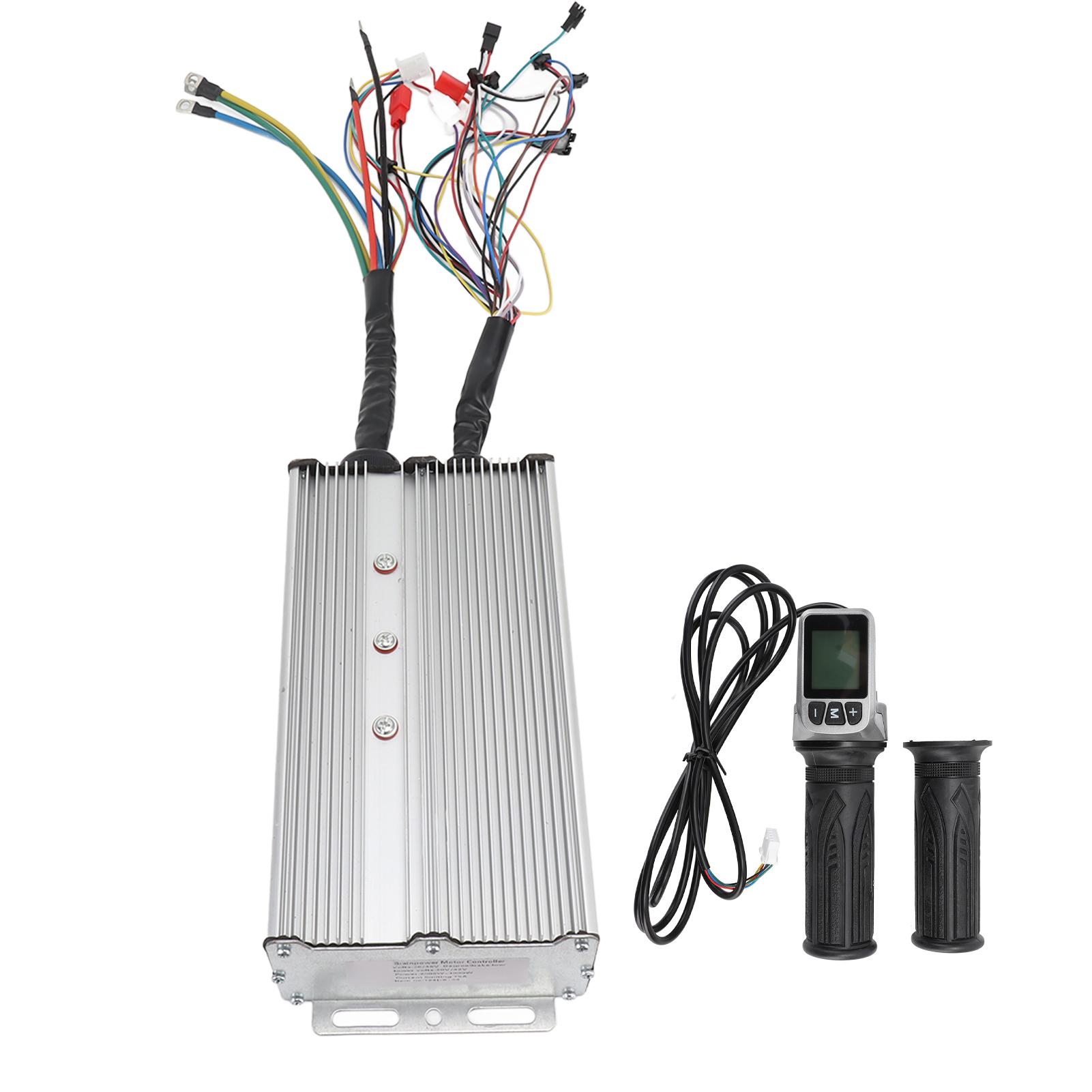 Electric Bike Brushless Controller Kit 36V 48V 2000?3000W Electric Scooter Motor Brushless Controller with LCD Display