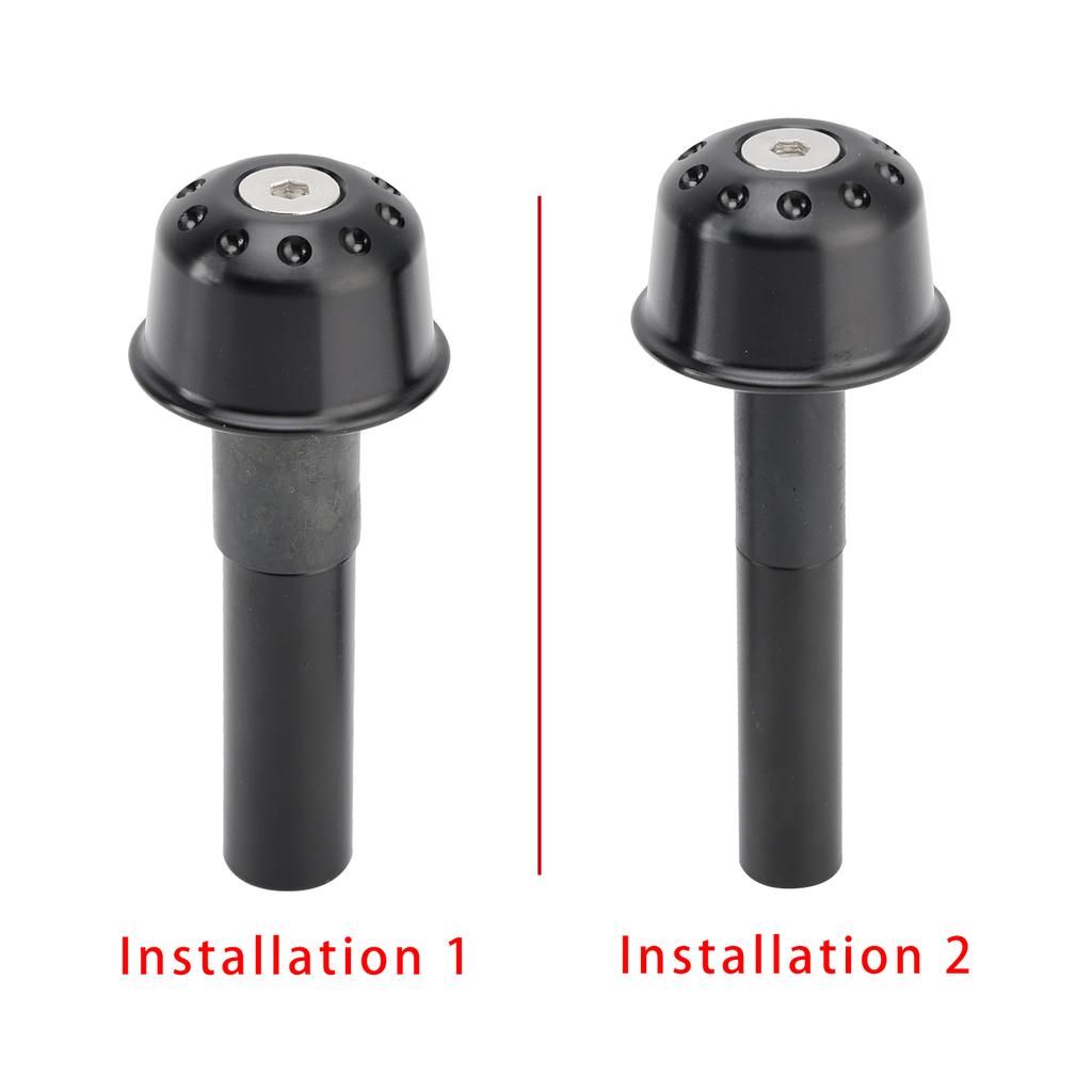 CNC Black Handlebar Ends Weight For Kawasaki Vulcan S 650 Z650RS Z900RS