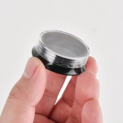 10 Adet Siyah Tırnak Sanatı Saklama Düz Şişe Boş Tırnak Sim Tozu Tırnak Dekorasyonu Kutusu Yeniden Doldurulabilir Kutu Teneke Balm İçin