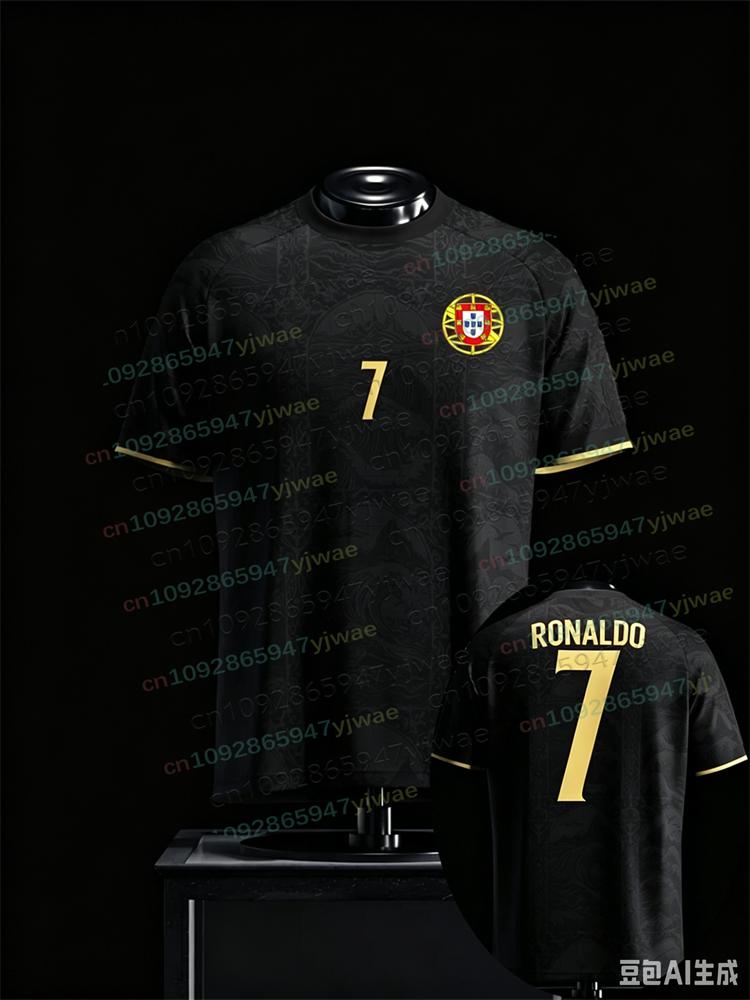 2026 Special Edition Ronaldo No.7 Football Jersey Women Men Sportwear Harajuku Summer Portugal Flag Print Men's Soccer Tshirt