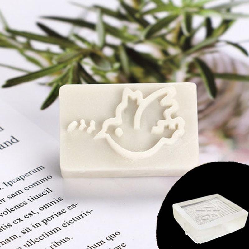 

Штамп для мыла ручной работы, сделай сам, натуральный акрил, органический, декоративный, изготовление главы, ангел, птицы, голубь, рисунок с животными