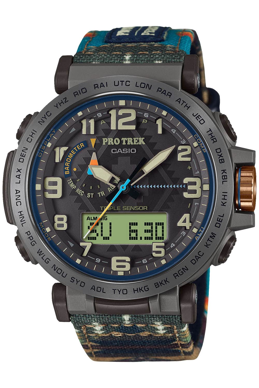 

Protrek Watch Web Limited PENDLETON Collaboration Model Solar Biomass Plastic Chief Joseph Pattern [Casio] [] PRG-601PE-5JR для чоловіків