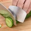 Stainless Steel Finger Guard Vegetable Cutting Hand Guard, Protective Finger Cover, Guard Kitchen Meat Cutting Finger Guard