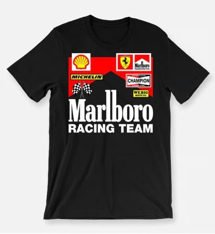 Marlboro Formula Racing T-Shirt Vintage Style Graphic Tee Unisex XXXL