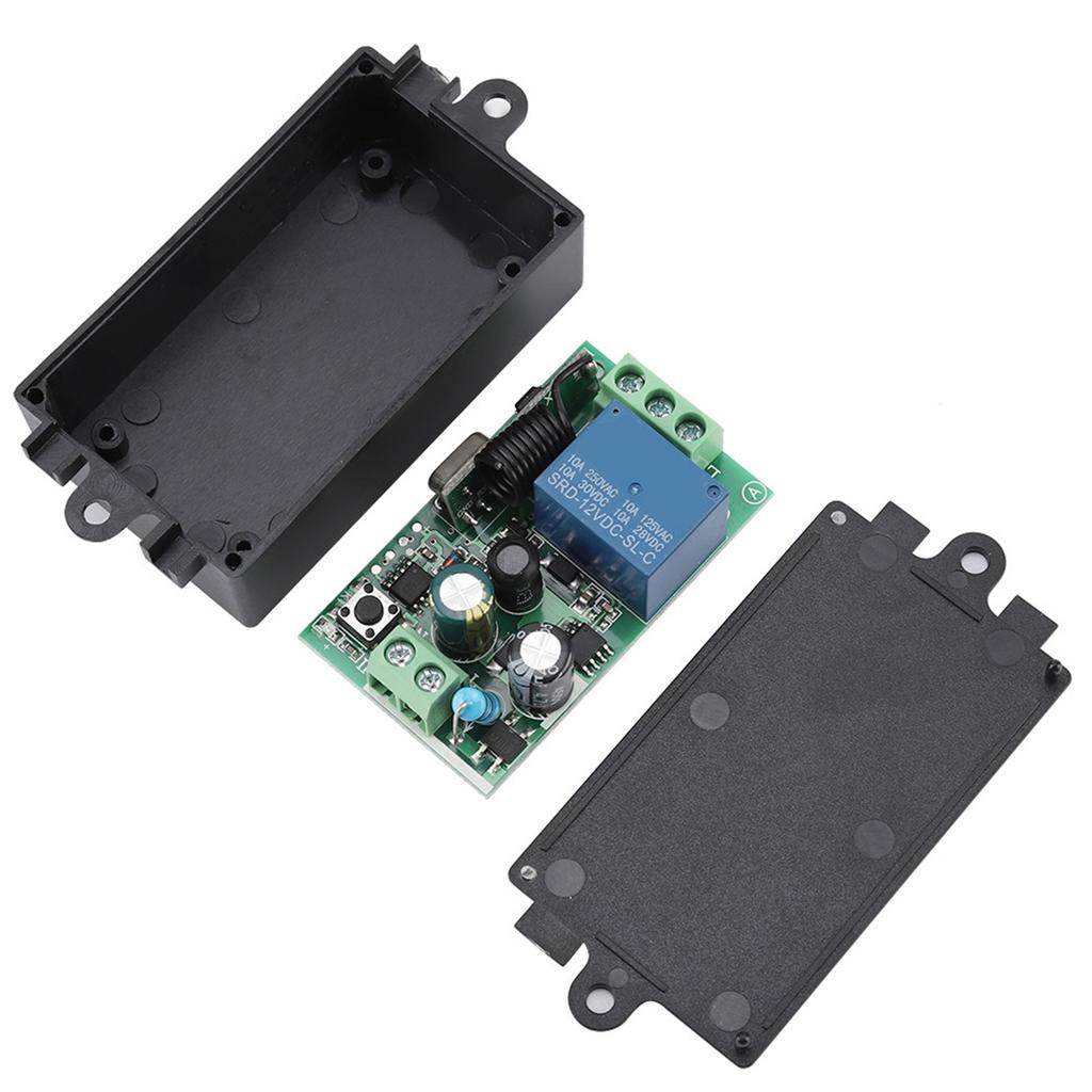 AC 220V 1CH Wireless Remote Control   Relay Receiver Module with 2 Transmitters 433MHZ