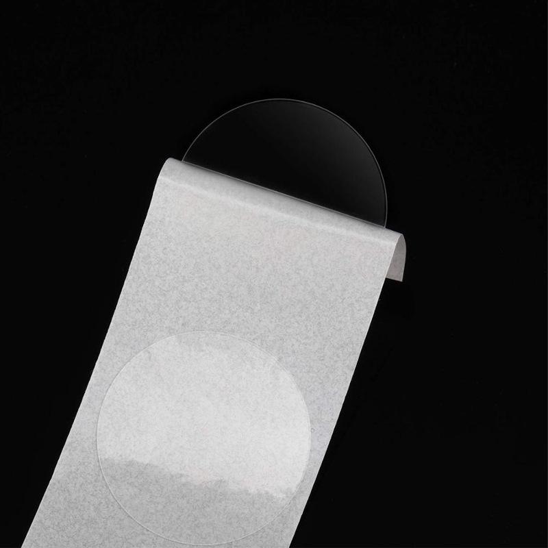 Autocolant de sigiliu circular transparent, Cutie de ambalaj, Autocolant de sigiliu, Autocolant punct, Adeziv, Circular, Etichetă autoadezivă