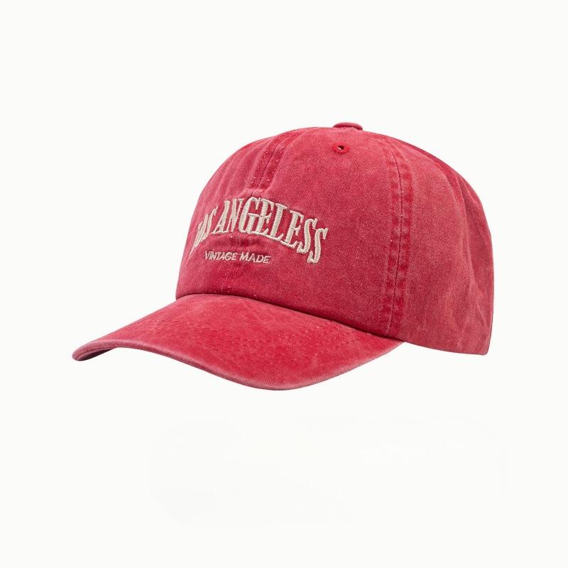 Unisex Vintage Baseball Cap with Letter Embroidery and Adjustable Snapback for Spring and Summer