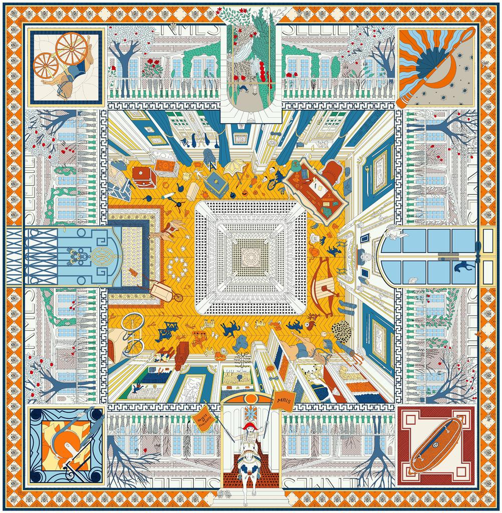 Lenço de Seda Sarja Animal Cavalo 90cm Xale de Moda Marca de Luxo Lenço Quadrado Hijab Feminino Bandana Foulard Lenço de Pescoço Lenços de Cabeça