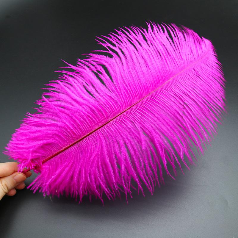 Красочные страусиные перья 30-35 см — фото 14