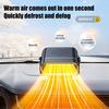 Electric Car Heater Fan 12V/24V 2-in-1 Car Heater And Fan Portable Windshield Defroster Fan for Truck SUV Car