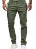 Oufier Men's Straight Leg Trousers Casual Summer Basic Cotton Pants