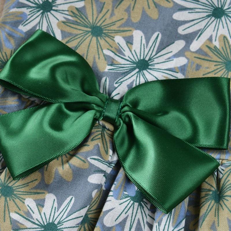 Mädchen Hund Katze Blumen Schleife Kleid Tutu Shirt Haustier Welpe Rock Frühling/Sommer Kleidung XS-XL