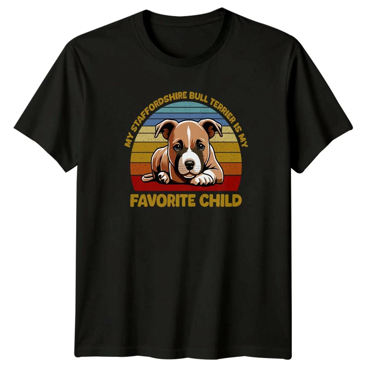 My Staffordshire Bull Terrier Is My T-Shirt Staffie Dog Lover XL
