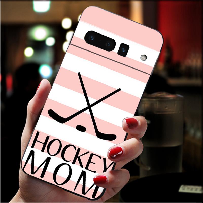 

Phone Case For Google Pixel 10 9 Pro XL 9A 8 7 6 Pro Pixel 8A 7A 6A Pixel 8 7 6 5 Ice Hockey sport Mom Google Pixel 8 Pro