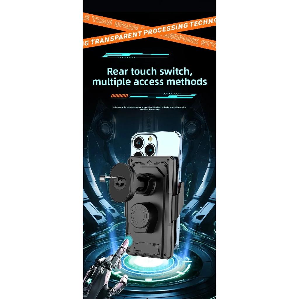 Car Smart Sensing Automatic Clamping Mounts for Samsung IPhone Xiaomi Phone Holder Wireless Charger Mounts 15W/66W Fast Charging