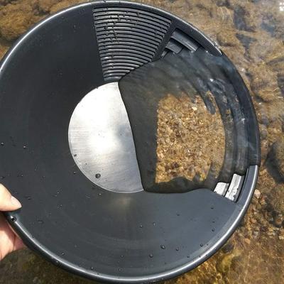 Batea de Oro Herramientas de Detección de Metales Tamiz de Plástico Batea para Oro Recipiente de Plástico Verde Dragado Prospección Lavado de Río Equipo para Lavar Oro