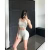 Easy to Wear! European and American Hip Workout Clothes Set High Sense Beauty Back Sports Bra Training Buttock Lifting Shorts Yoga Clothes