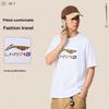 Li-Ning Casual Loose Fit Round Neck Fashion Logo Short Sleeve T-Shirt Men tops White AHSW843-4