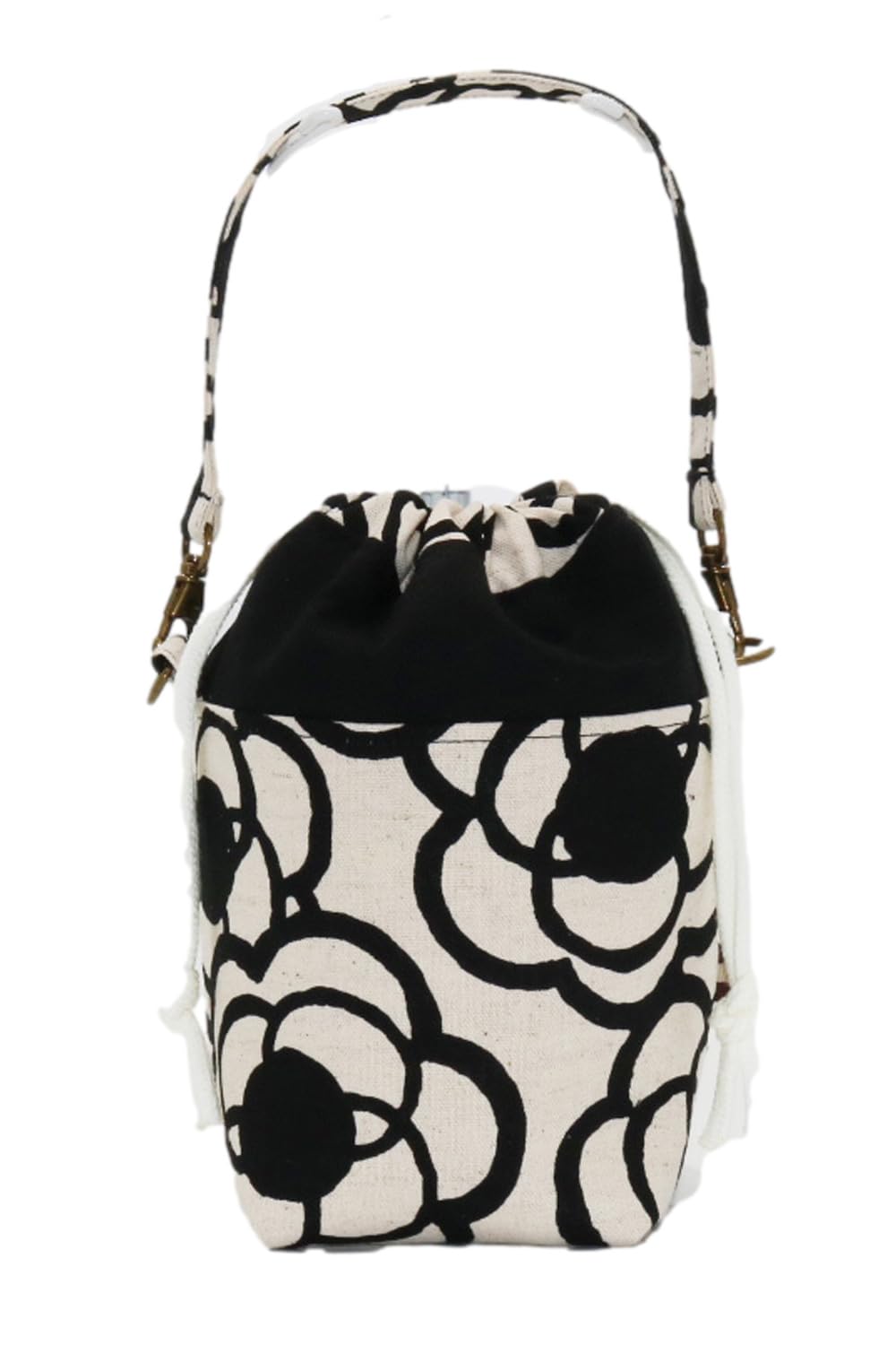 

Изолированный мешок на шнурке для супа, обеда и перекусов, подходит для банок с ручкой 400 мл, банок, фруктов; Термос; (Камелия, кремово-белая)