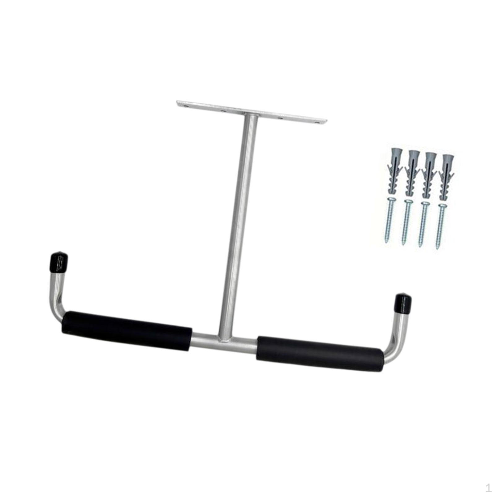 

Overhead Garage Storage Hooks Double Hook Heavy Duty Stainless Steel Ladder Ceiling Rack