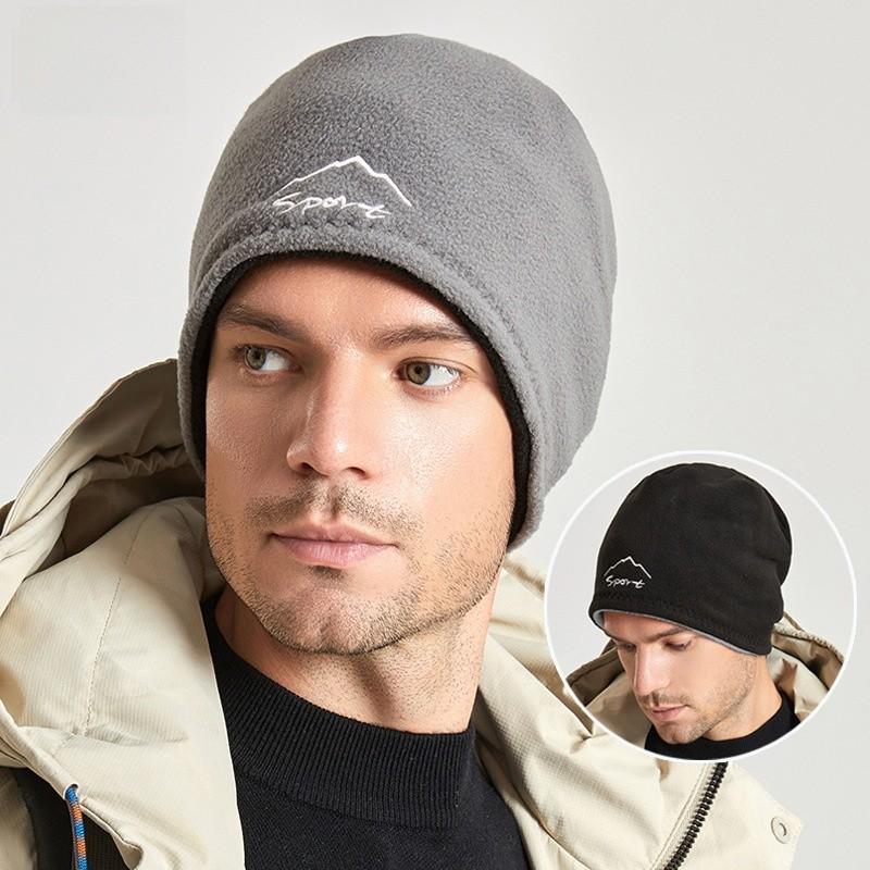 Winter Ski Hat For Men With Fleece Material And Warmth For Outdoor Activities