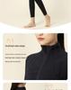 Women's Slim Fit Stand Collar Zipper Cardigan Jacket for Autumn Yoga