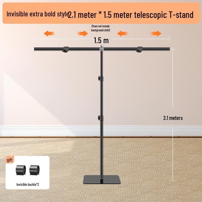 Adjustable Crossbar & Upright Photography Backdrop Stand
