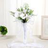Artificial Silk Flower Bride Handheld Bouquet Wedding Flower Arrangement with Ribbon Design for Ceremony Engagement