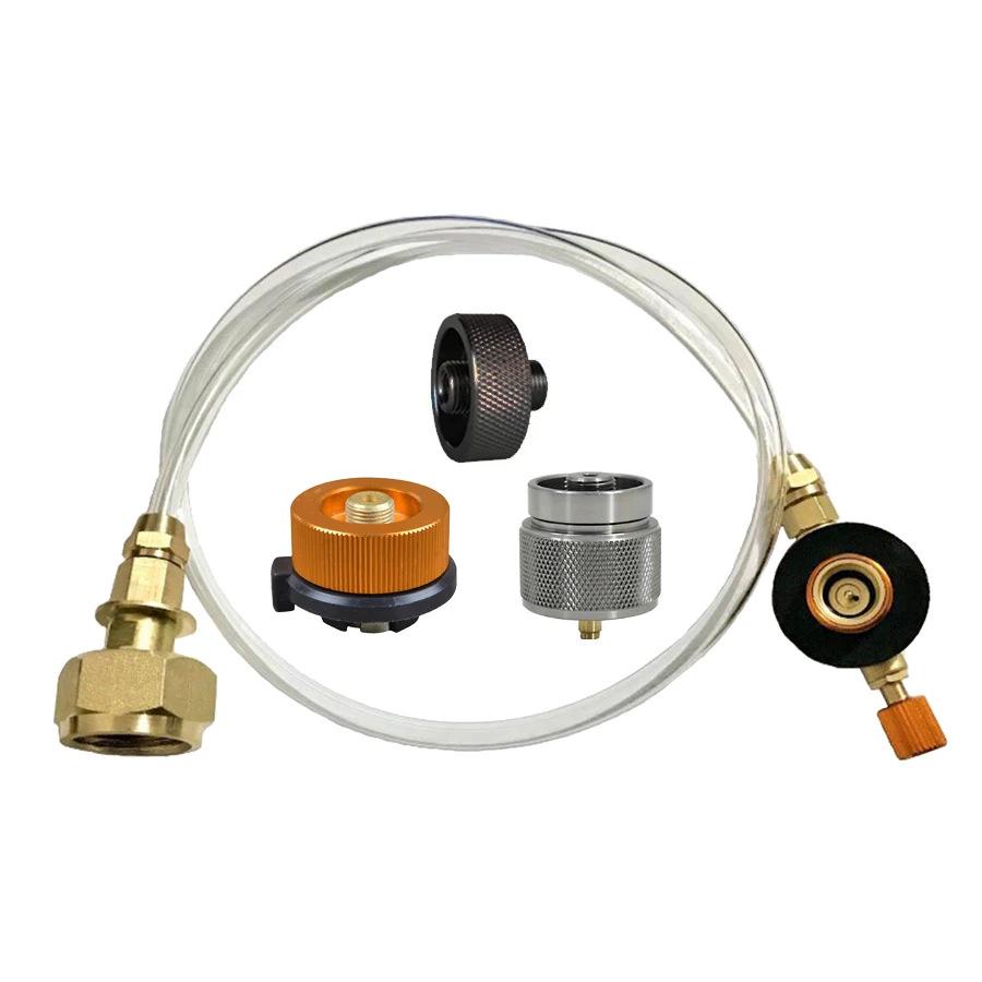 Camping & Hiking Gas Can Adapter: Card-Type Flat Can Inflation Connector