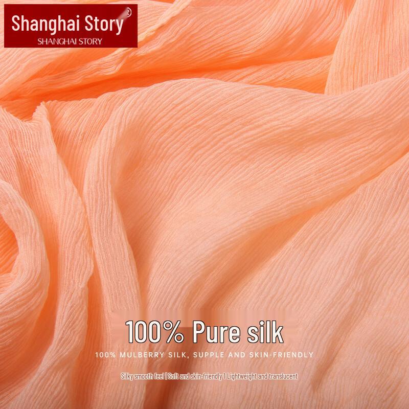 Écharpe et Châle en 100% Soie de Mûrier pour Femme Shanghai Story