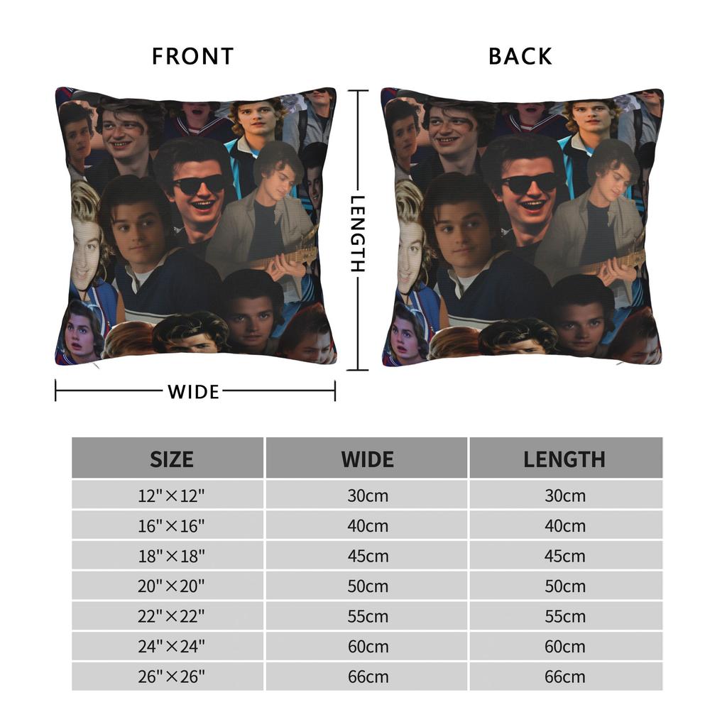 Steve Harrington Pillow Case Square Pillow Cover Novelty Cushion Cover For Sofa Car Home Decor