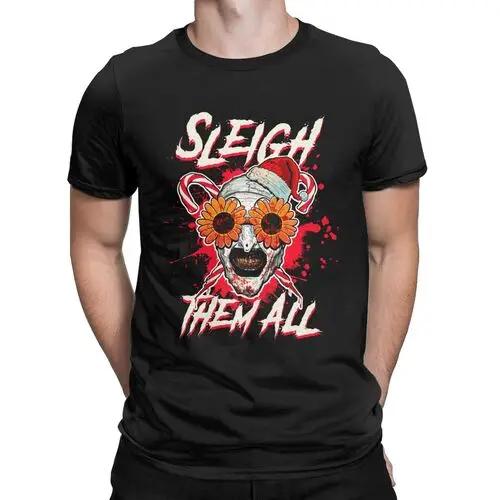 The Clown Drawing Art horror movies terrifier slasher film scary scream movie Novelty T-Shirts Cotton Graphic Printed Clothing
