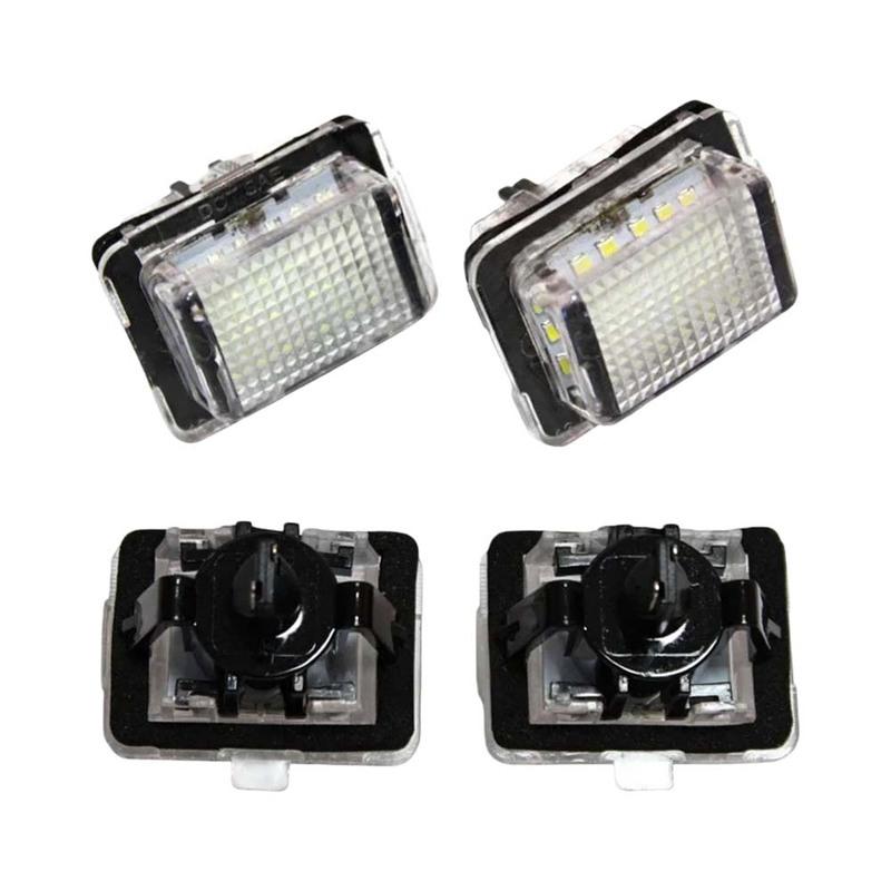 For Mercedes W204 W212 C207 C216 W221 Car Flashing Error Free SMD LED License Plate Light Kit Car License Plate Lights