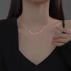 Snowflake Necklace Women's Premium Sensory Chain Niche Chain Accessory Chain No Pendant Clavicle Chain Neck Chain Wholesale
