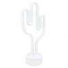 Cactus Neon Sign Light with Base Night Lamp Battery Operated for Living Room Bedroom Party Supplies Green Light