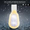 Silicone Gel Night Cycling Running Backpack   Warning LED Flash Light Lamp(red)