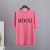 Hirsionsan Sommer Baumwolle Mode Bedruckte T-Shirts Damen Lässig Weich Übergroß Kurzarm Kleidung Chic Harajuku Damen Tops