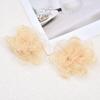 Korean Style Handmade Organza Flowers - Burned Edge DIY Accessories for Hats, Headwear, and Clothing Notions