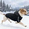 Fashion Windproof Fleece Dog Clothes Warm Waterproof Winter Pet Apparel Thicken Comfortable Pet Sweatshirt Outdoor