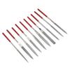 10Pcs Needle File Set Hardened Sturdy Durable Comfortable Handle Convenient Jewelry Files5x180mm